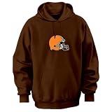 Cleveland Browns Brown Tek Patch Hooded Sweatshirt