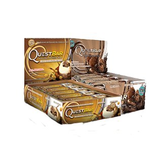 Quest Bundle: 12 Count Double Chocolate Chunk, 12 Count Chocolate Peanut Butter