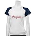 Houston Texan T Shirts : Houston Texan Ladies White Sparkle Queen Raglan T Shirts