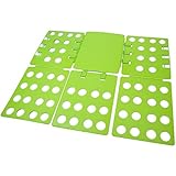 WYZworks Adjustable Adult Magic Fast Folder Clothes T-Shirts Folding Board (Green)