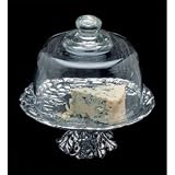 Arthur Court Grape 8-Inch Footed Plate with Glass Dome
