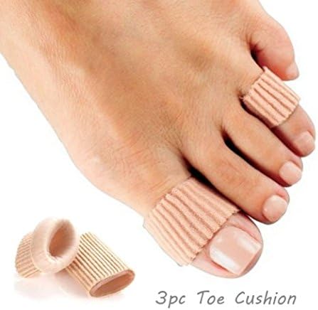 TZIPCO Pack of 3 Toe Protector Gel Cushion Comfort Stretchable Elastic Soft Callus &amp; Corn Wrap