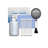 Digital SLR Camera 5 Piece Cleaning Kit with Booklet of Lens Cleaning Tissues, Cloth, Cleaning Liquid, Cotton Swabs and Air Blower Brush - for Compact Digital Point & Shoot Cameras and Video Camcorders including Canon Powershot, Casio Exilim, Fuji Finepix, HP Photosmart, Kodak Easyshare, Nikon Coolpix, Olympus Stylus, Panasonic Lumix, Pentax Optio & Sony Cybershot