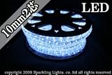 10mm2芯、LEDロープ(チューブ)ライト、ホワイト、50m、部品無しの画像