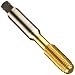 Dormer MTT-X E009 Powdered Metal Thread Forming Tap, TiN Coated, Round Shank With Square End, Modified Bottoming Chamfer