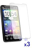 Three LCD Screen Guards / Protectors for HTC EVO 4G