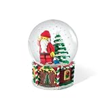Lego Santa Minifigure Snow Globe