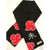 Naruto Akatsuki Itachi Fleece Winter Scarf + Pin