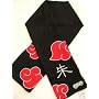 Naruto Akatsuki Itachi Fleece Winter Scarf + Pin