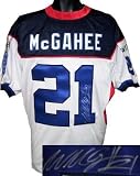 Willis McGahee Autographed/Hand Signed Buffalo Bills White Reebok Authentic Jersey