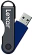 Lexar JumpDrive TwistTurn 8 GB USB 2.0 Flash Drive LJDTT8GBASBNA (Blue)
