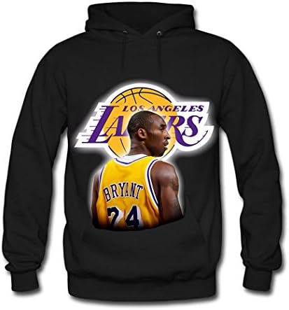 LBJY Fashion Printing Customized Kobe Bryant Women's Classic Hoodie Sweatshirt Small Black