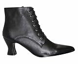 Victorian Granny Shoe Saloon Girl Boots 35