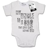 Dirty Fingers Ð My Uncle is a God you must Bow before Him Ð Baby & Toddler Short Sleeve Bodysuit / Baby Grow
