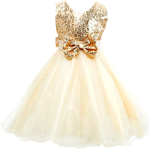 Shiny Toddler Sequins Laryered Flower Girl Birthday Party Tutu Dress