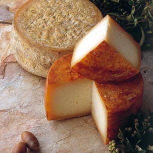 Valmorisco Paprika Rubbed Ibores Goat's Milk Cheese, D.O. (2 pound wheel)