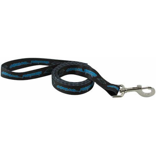 Carolina Panthers 6' Black Pet Leash