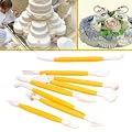 8 tlg MODELLIERWERKZEUG TORTENDEKO TORTEN Salzteig Fondant Marzipan Kuchen NEU Sparset