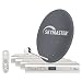 Skymaster Quad-Digitale Satellitenanlage (80 cm Metallantenne, 4x DX 14 Digitaler Satelliten-Receiver)