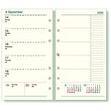 ダ・ヴィンチ　聖書（バイブル）サイズ　週間4　2009年度日付入り　リフィール　(AB-246:DVDR9014)