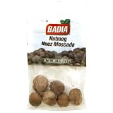 Badia Nutmeg Whole 4Ct Cello 0.5 Ounce 12 Pack by Badia