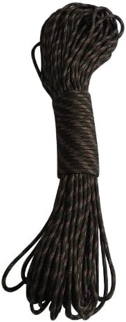 GraceAngie(TM) Army Green Camo New Paracord 550 Paracord Parachute Cord Lanyard Rope Mil Spec Type III 7 Strand 100 FT PS004