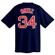 David Ortiz Boston Red Sox Name and Number T-Shirt