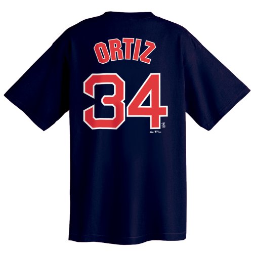 David Ortiz Boston Red Sox Youth Name and Number Tee