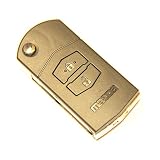 2 Buttons Entry Remote Flip Folding Key Keyless Case Shell for Mazda 3 5 6 