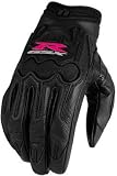 Icon ARC Suzuki Ladies Leather Gloves - Black - 2XL