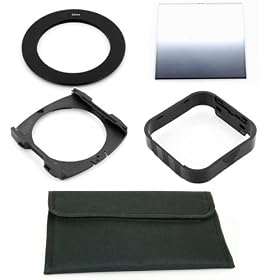 62mm Ring Adapter+Gradual ND2 Square Filter+Wide Holder+ Hood for Cokin P Series NEW