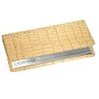 Crocodile Leather Checkbook Cover
