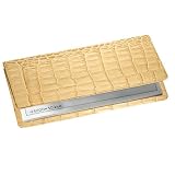 Crocodile Leather Checkbook Cover