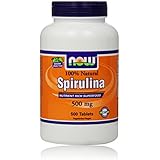 Now Foods Spirulina 500mg, Tablets, 500-Count