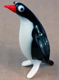 Penguin "Happy Feet" - Hand Blown Glass Figurine