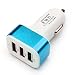 Hi-Speed ( 12- 24 volts ) Triple USB Port Universal Car Charing Adaptor ( 2.1A/ 2.0A/ 1.0A ) for Android, Apple, Windows Mobiles phones / Tablets / Ipods / MP3 Players etc- RS.239.00