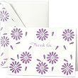 Purple Daisies Thank You Notes