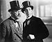NIGEL BRUCE AS DOCTOR JOHN H. WATSON, BASIL RATHBONE AS SHERLOCK HOLMES FROM THE ADVENTURES OF SHERLOCK HOLMES - Licensed Photo - Professional Photographic Print - Picture SIZE 10x8