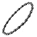 Genuine Oval Magnetic Hematite Anklet, 9.5 Inches