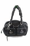Guess Salute Handbag Black Satchel Vinyl Purse Handbags Reviews