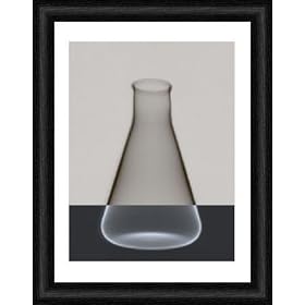 Framed 16x12 Print (40x30cm) Conical flask by Science Photo Library