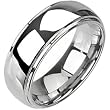 Spikes Tungsten Carbide Two Tier Ring