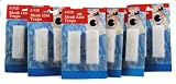 12 White Mesh Laundry Lint Traps w/Ties Prevent Clogs