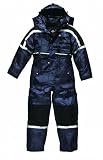 Dickies Wp15000 Waterproof Padded Coverall Navy Blue Medium