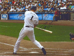 Corey Hart Signed Milwaukee Brewers 8x10 Photo