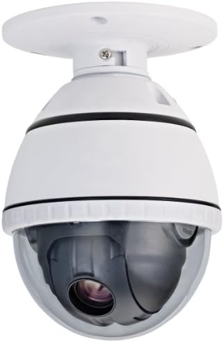 Cop Security 15-CD51H Indoor Day/Night PTZ Camera with ICR and 10X Zoom (White)