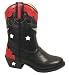 Smoky Mountain Kids AUSTIN LIGHTS Western Boots, Black, Child 10.5