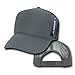 DECKY Solid Foam Trucker Cap, Charcoal