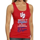 NCAA Dayton Flyers Ladies Red Boy Beater Tank Top