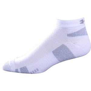 Under Armour Heatgear Trainer Lo Cut Sock (X-Large, White)